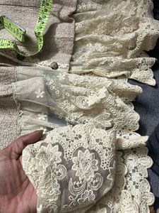 Lace Trim Cardigan