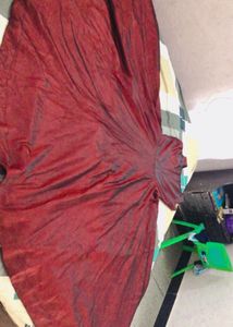 Embroidered Gown With Dupatta 16mtr Ghera 😍