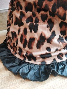 Leopard Print Corset Top