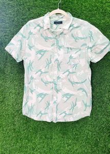 Highlander Green Printed Shirt