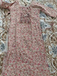 Floral Print Kurta
