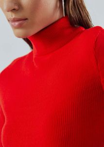 Red Turtleneck Sweater