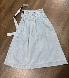 Denim A-Line Skirt