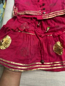 Ethnic Skirt Top Upto 18 Month In Fairly Good Cond