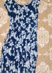 Blue Floral Dress