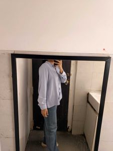 Blue Button-Down Shirt