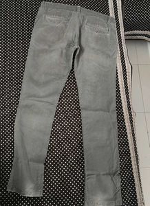Gray Casual Pants