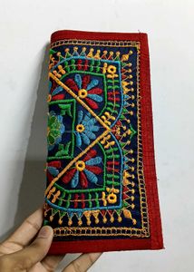 MultiColour Embroidery Hand purse For Womens