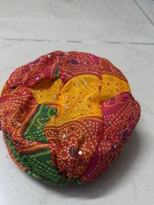 Ethnic Turban &amp; Necklace Set