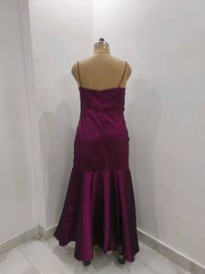 Elegant Purple Evening Gown