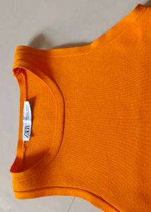 Zara Orange Tank Top