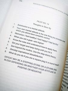 SUCCESS THROUGH A POSITIVE MENTAL ATTITUDE