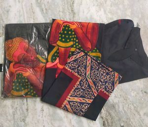 DIGITAL PRINTED CREPE KURTA🆕