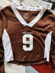 FYK Brown Crop Top