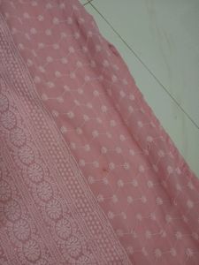 Pink Chikankari Kurta