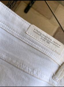 🔥 Flying Machine White Skinny jeans  Rupees 💰