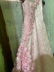 Barbie Pink Gown💖With Crown✨