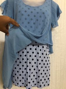 Couture &amp;  Matamal Blue Top