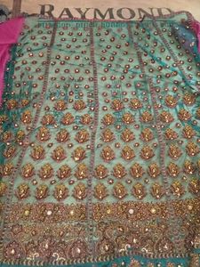 Heavy Stone Work Lehnga Saree In Two Colours