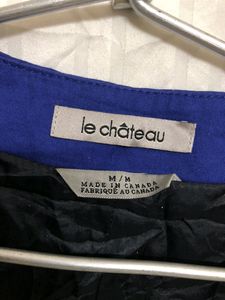 le chateau Navy Blue Waistcoat