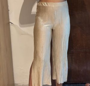 Metallic Gold Trousers