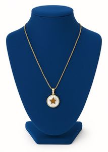 Anti Tarnished Gold Star Pendant Necklace