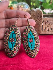 Afgani Teal Earrings