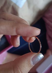Giva 925 Real Silver Rose Gold Star Ring