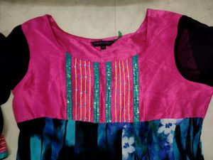 M size chiffon Kurta Shakumbhari