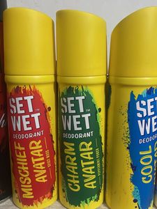 3 Combo Of Set Wet Deo Full Conditions Non Used