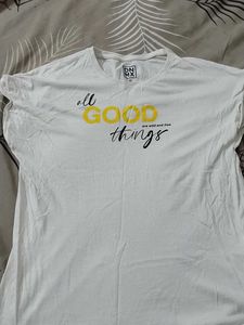 White Graphic Tee