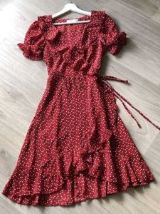 Red Polka Dot Wrap Dress ( Unused)