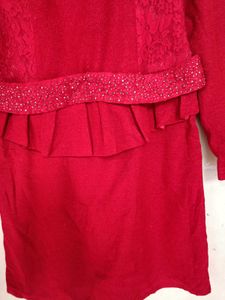 Elegant Red Dress Gorgeous imported quality