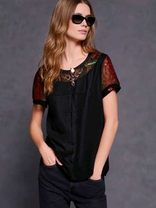 Elegant Black Lace Top