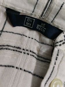 Plaid Embroidered Top