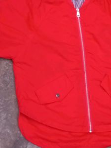 Red Jacket with Patches