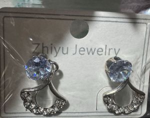 Pearl &amp; Rhinestone Bow Earrings