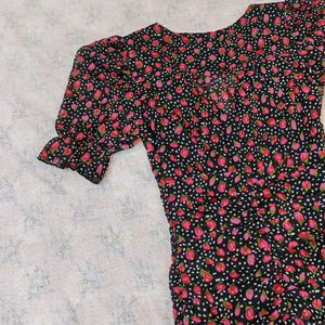 🌹Whimsical Floral Bodycon Dress🌹