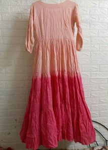 Stitched Ethnic Pink Shaded Shown With Dupatta