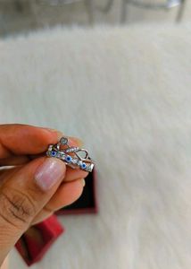 92.5 Hallmarked Heart &amp; Infinity Ring
