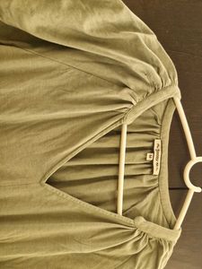 Olive Green Tiered Dress