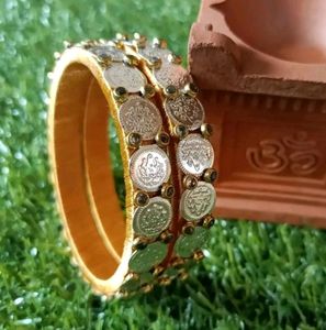 2 Lakshmi Coin Bangles