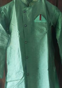 Kurta Pajama Floral Neheru Jacket