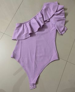 One Shoulder BodySuit Top