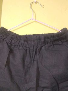 Trendy Black Cargo Pants