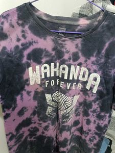 Tie Dye Wakanda print Tshirt