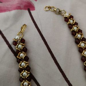Elegant Beaded Necklace &amp; Earring Set