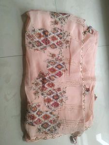 Designer Saree With Stitched Blouse