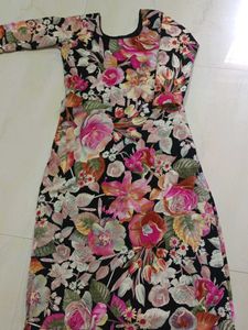 Floral Print Kurta