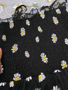 Daisy Print Mini Dress